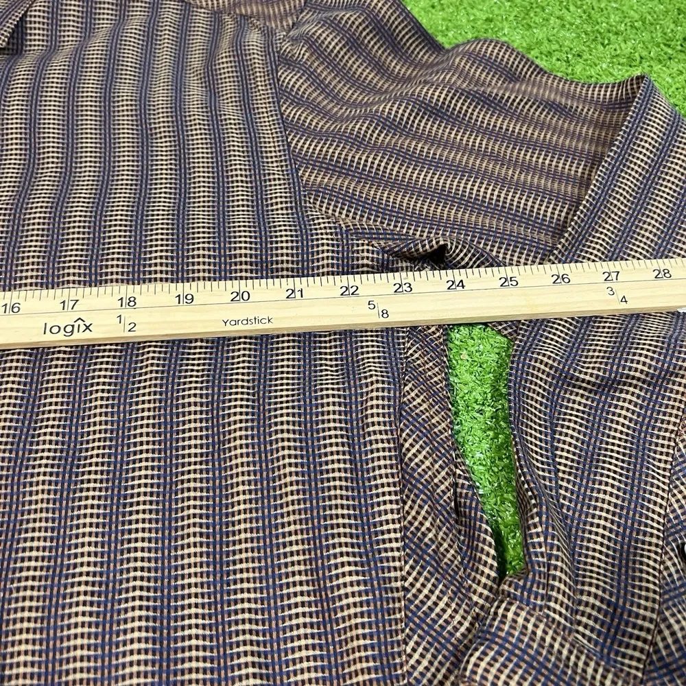 Robert Graham  XL Button Down Shirt Causual Button Up Flip Cuff Geometric Patter - Image 5