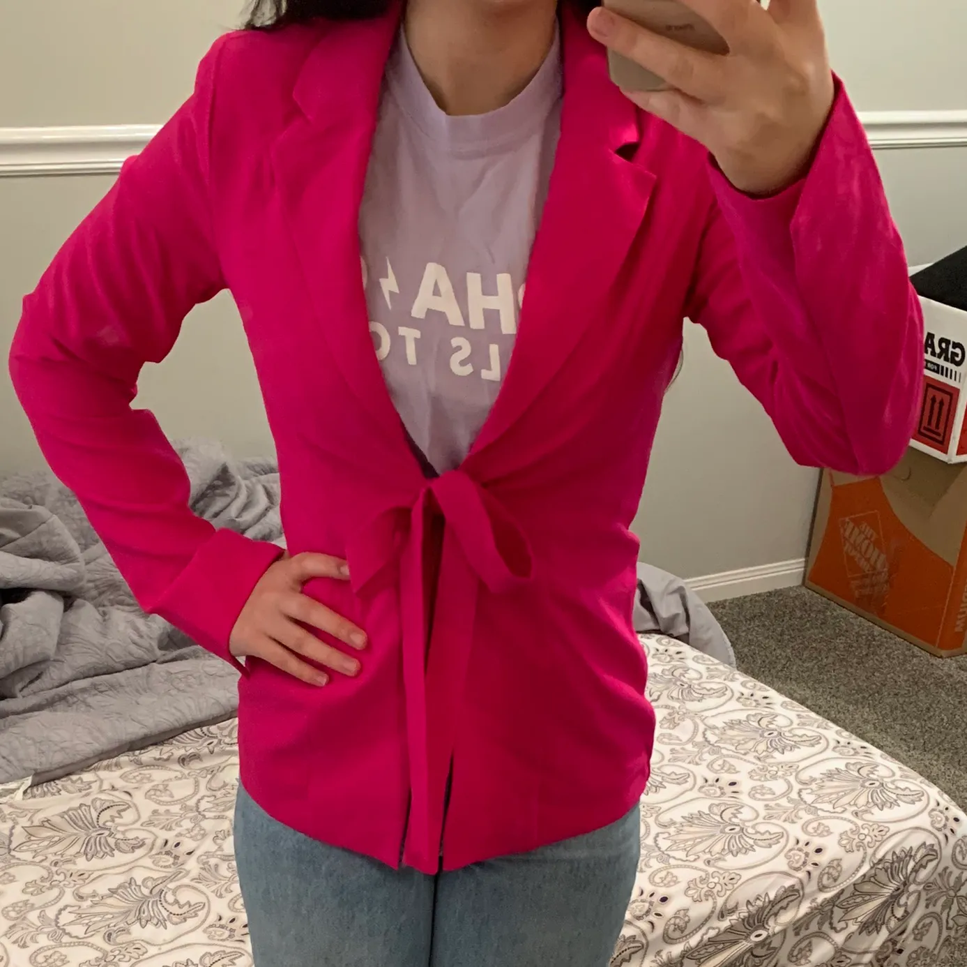 Forever 21 Hot Pink Blazer  - Image 5