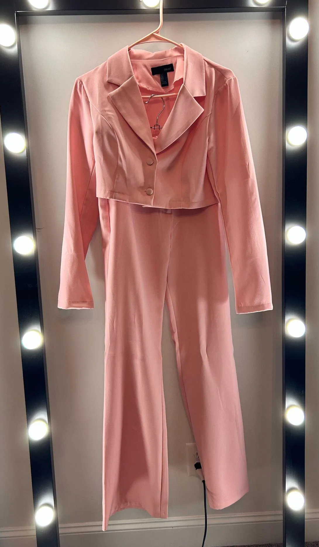 SheIn  Pink Pantsuit Matching Set - Image 2