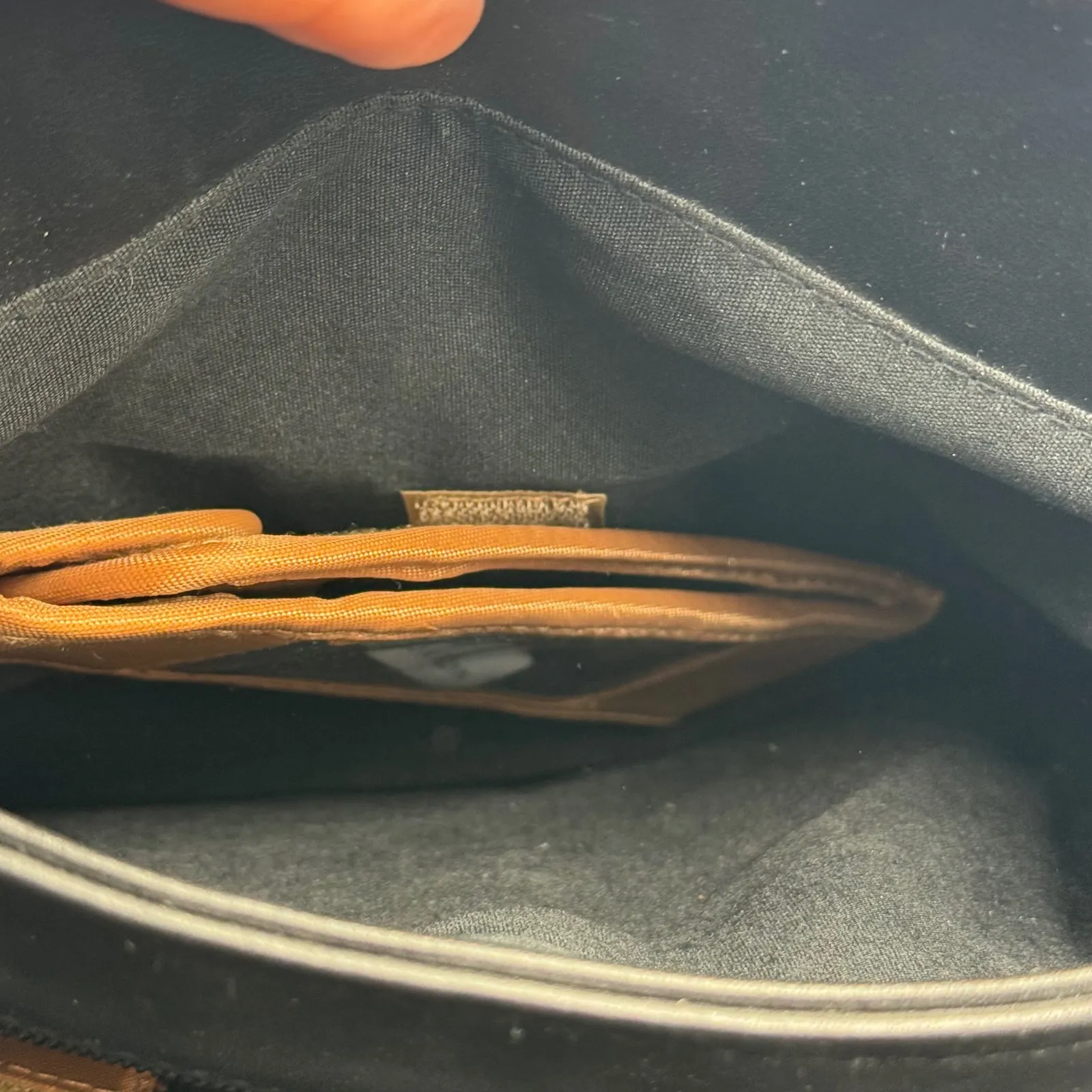 Bueno Black & Tan Zebra Print Tote Bag Purse Handbag Shoulder Bag - Image 7