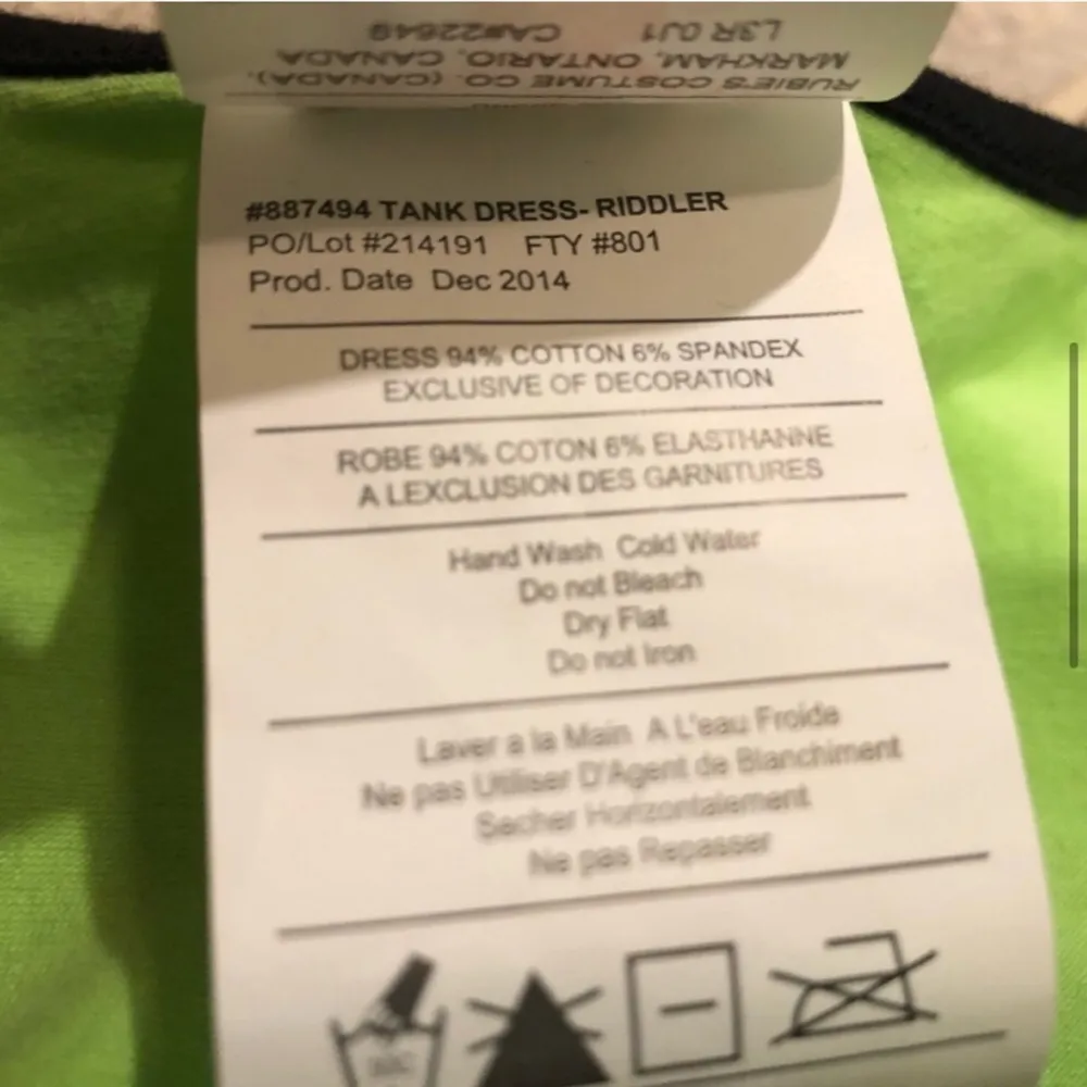 🆕 DC Riddler Halloween mini tank dress costume - Image 2