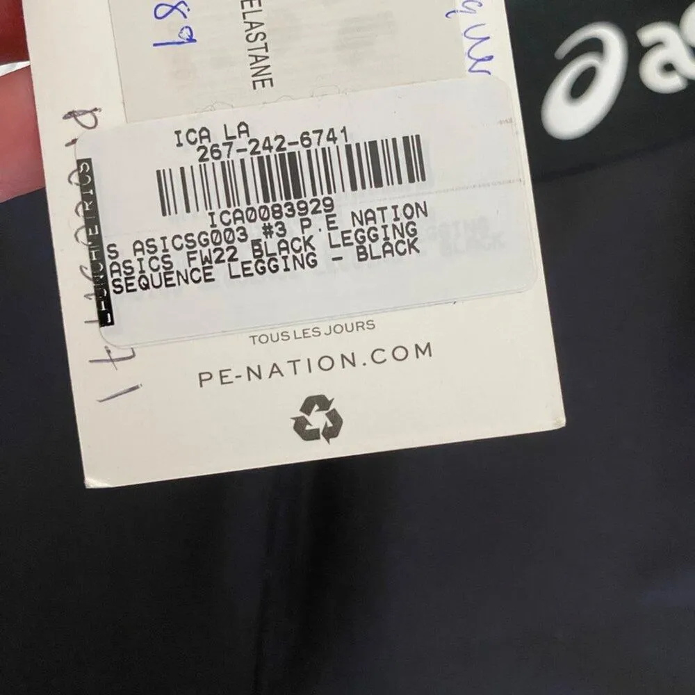 P.E. Nation X Asics Sequence Legging in Black - Image 3