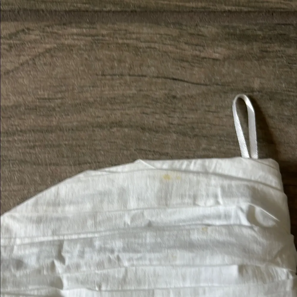 Mango White Strapless Sweetheart Sundress - Image 8