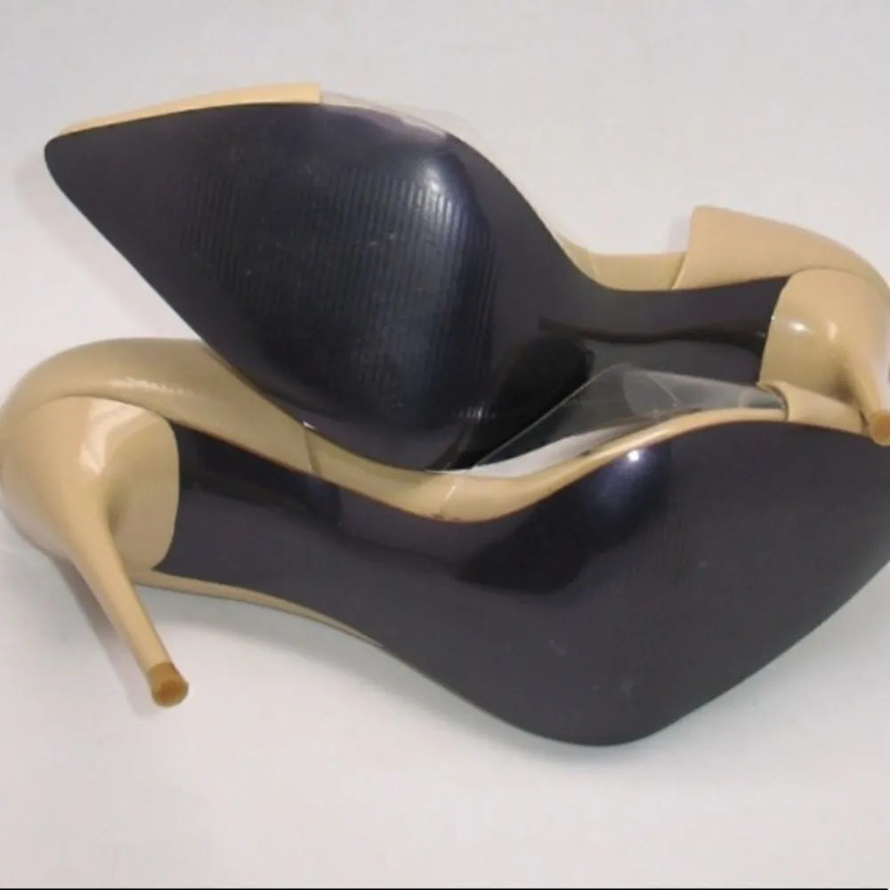 Nude Heels Tan Size 7.5 - Image 5