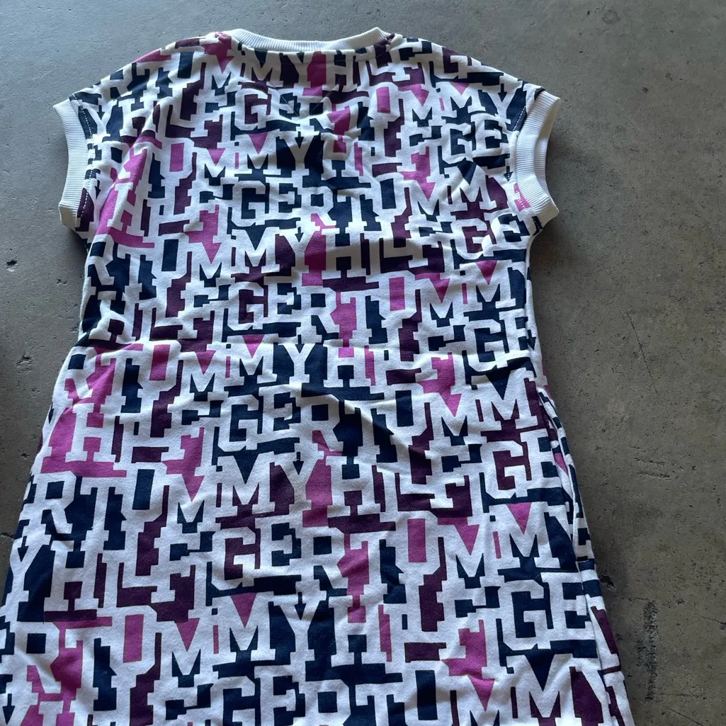 Tommy Hilfiger T -Shirt Dress Women’s Size S Logo Multi - Image 6