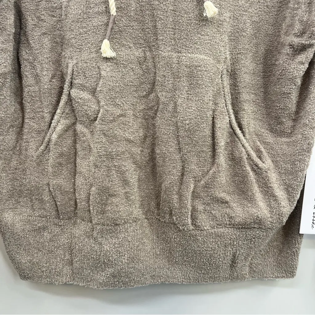 Young Fabulous & Broke Soft Terry Pullover Hoodie size S Small NWT Tan - Image 3