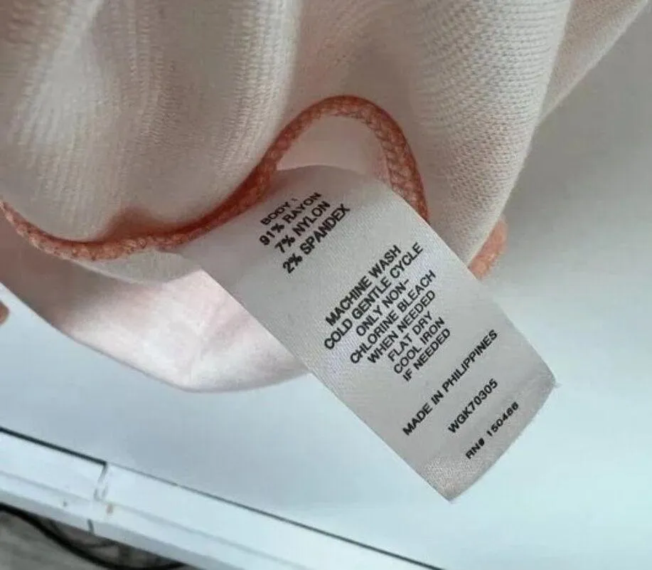 NWT Stitch Fix 41 Hawthorn Brigitte Knit Dress Peach Gingham Size Small S NEW - Image 6