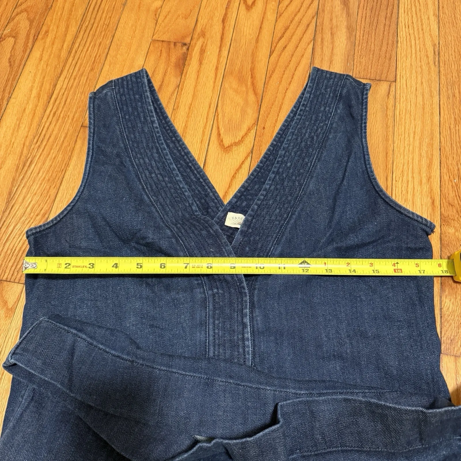 Faherty Azure Dress in Dusk Dive Wash Size XS - Image 10