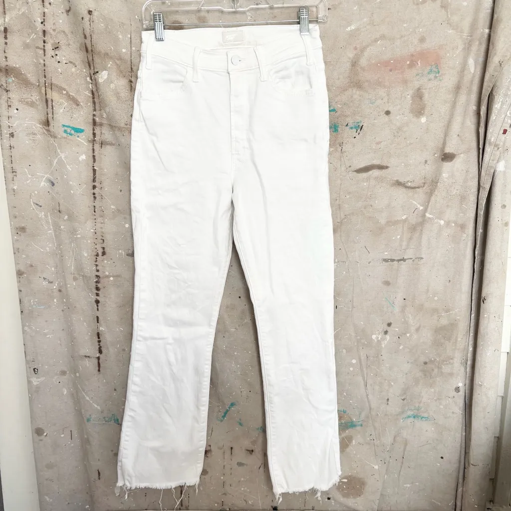 Mother the Hustler Ankle Fray in Fairest Of Them All White Size 27 - Image 2