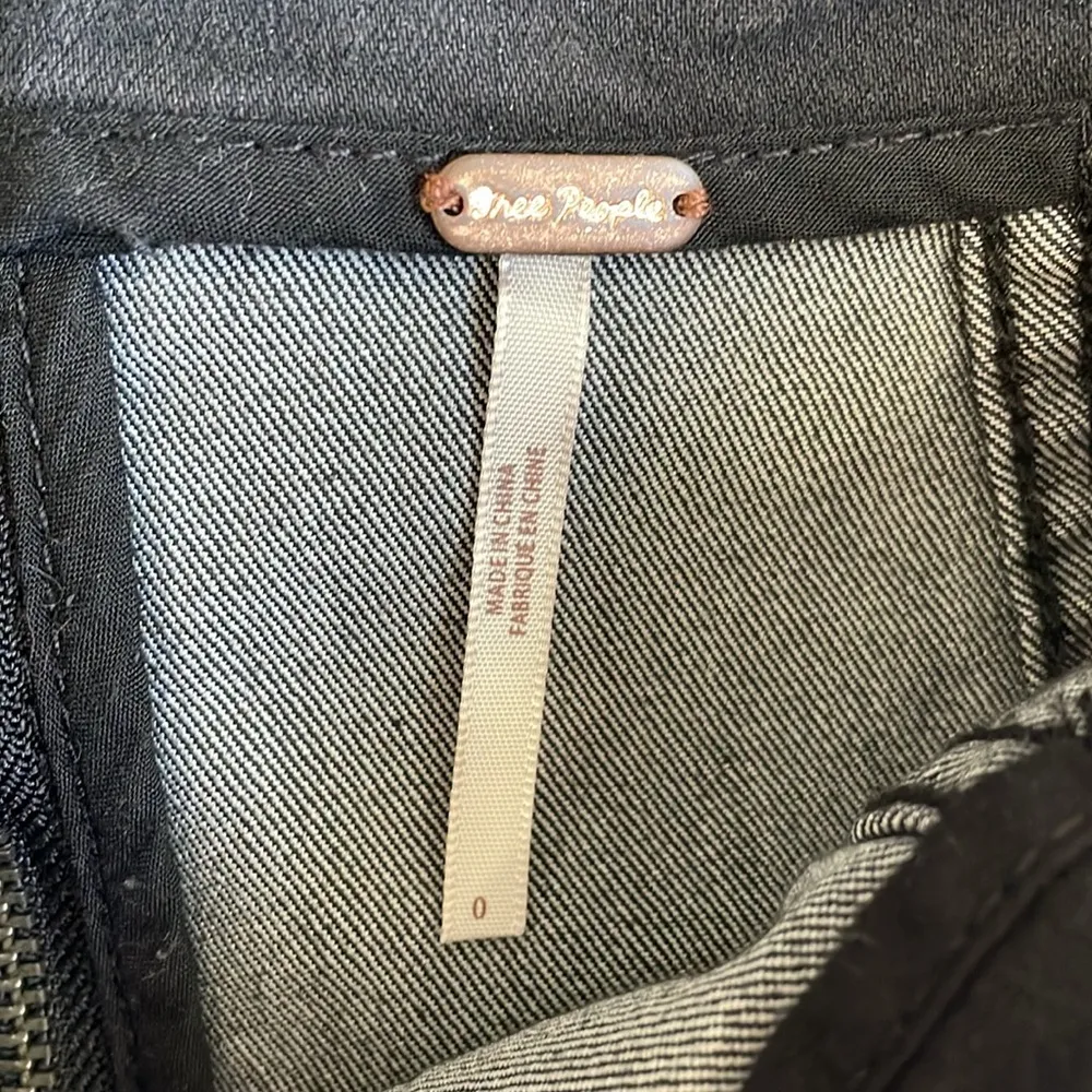 Free People Black Pencil Mini Skirt - Image 4