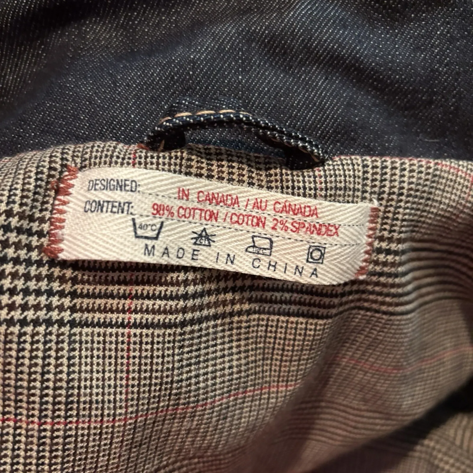 Western Glove Works‎ 1921 Est. Blue Denim Jean Jacket Womens Size Large Lined - Image 7