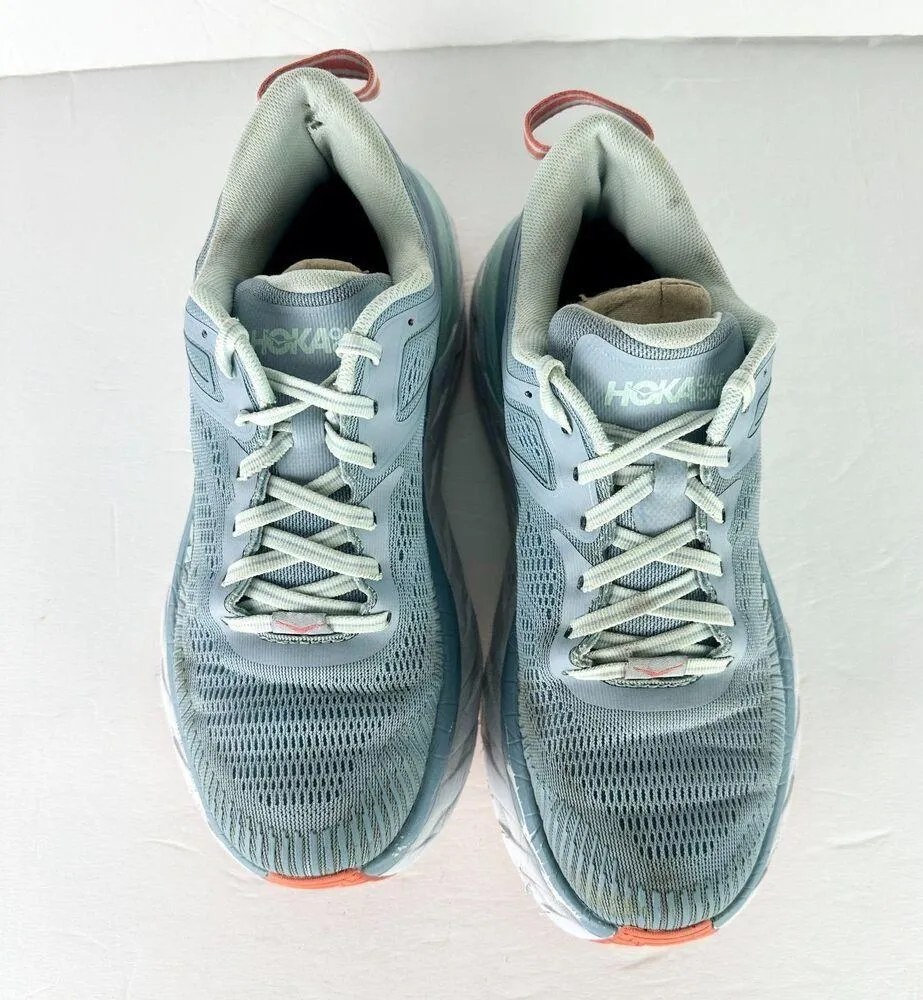 Hoka One One Bondi 7 Everyday Running Sneakers Women's Size 8 Blue Fog - Image 6