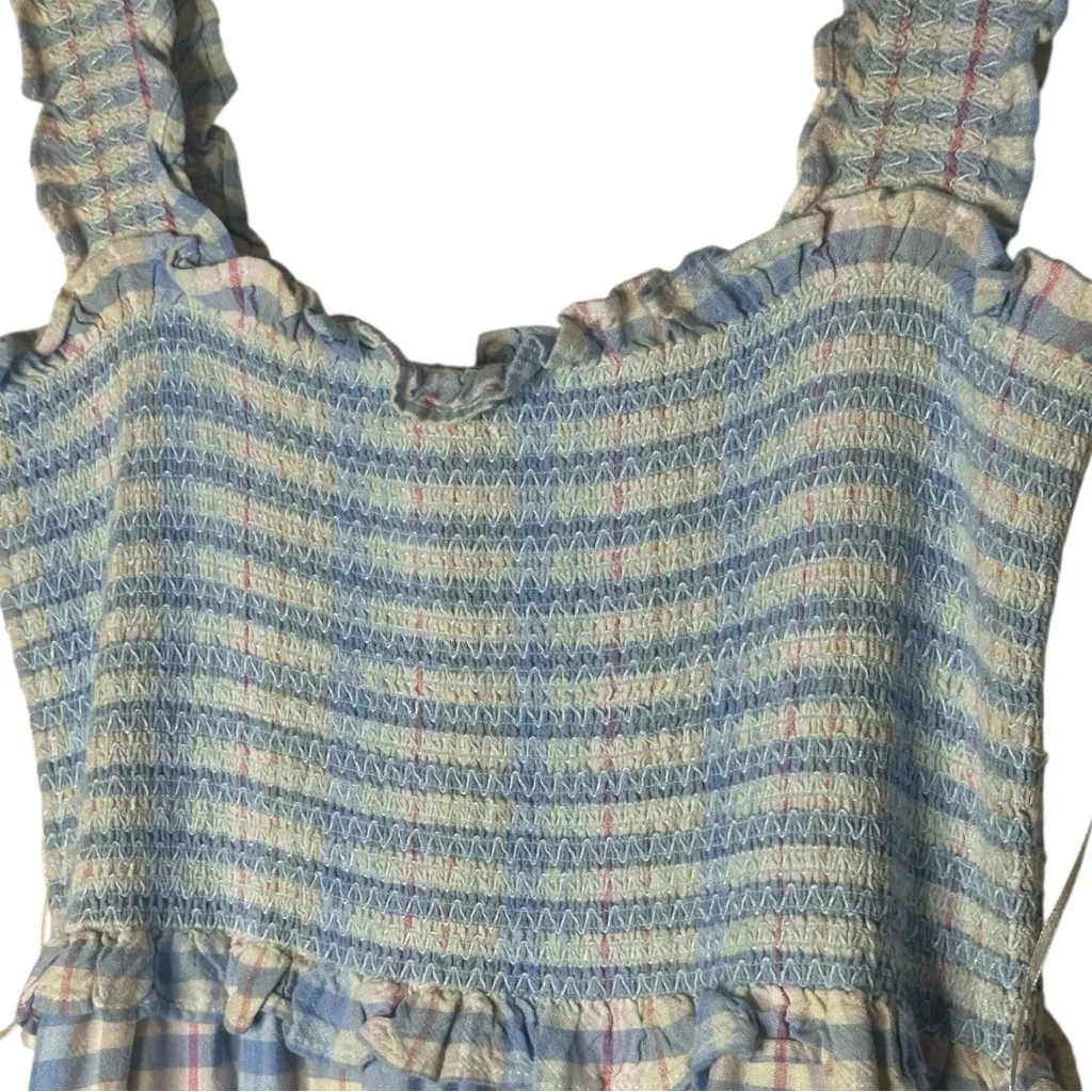 Rails Rumi Smocked-Bodice Midi Dress Multicolored Size Medium - Image 4