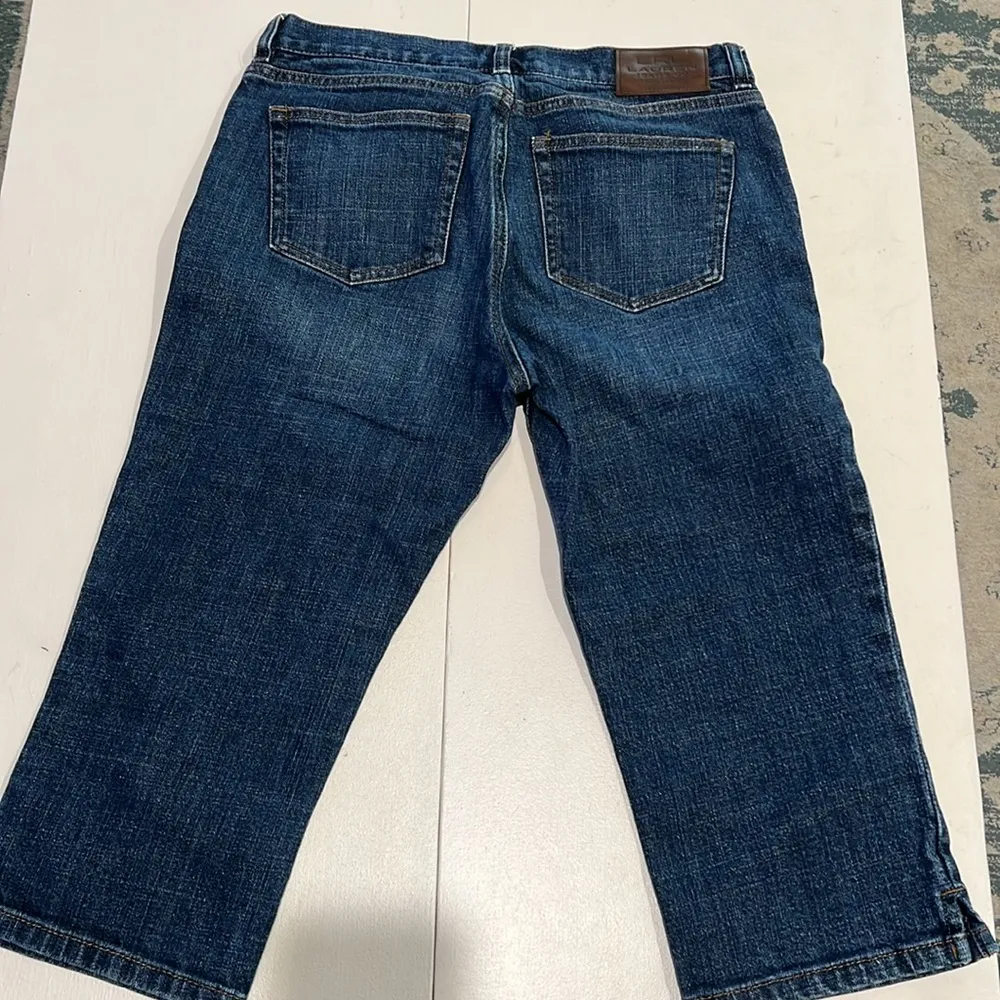 Lauren Ralph Lauren petite women’s size 6 Capri jeans Blue - Image 8