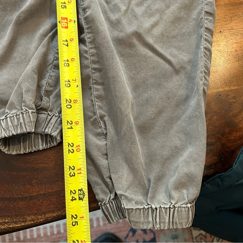 Cloth & Stone Anthropologie Easy Jogger Drawstring‎ Pants Olive Green Size XS - Image 11