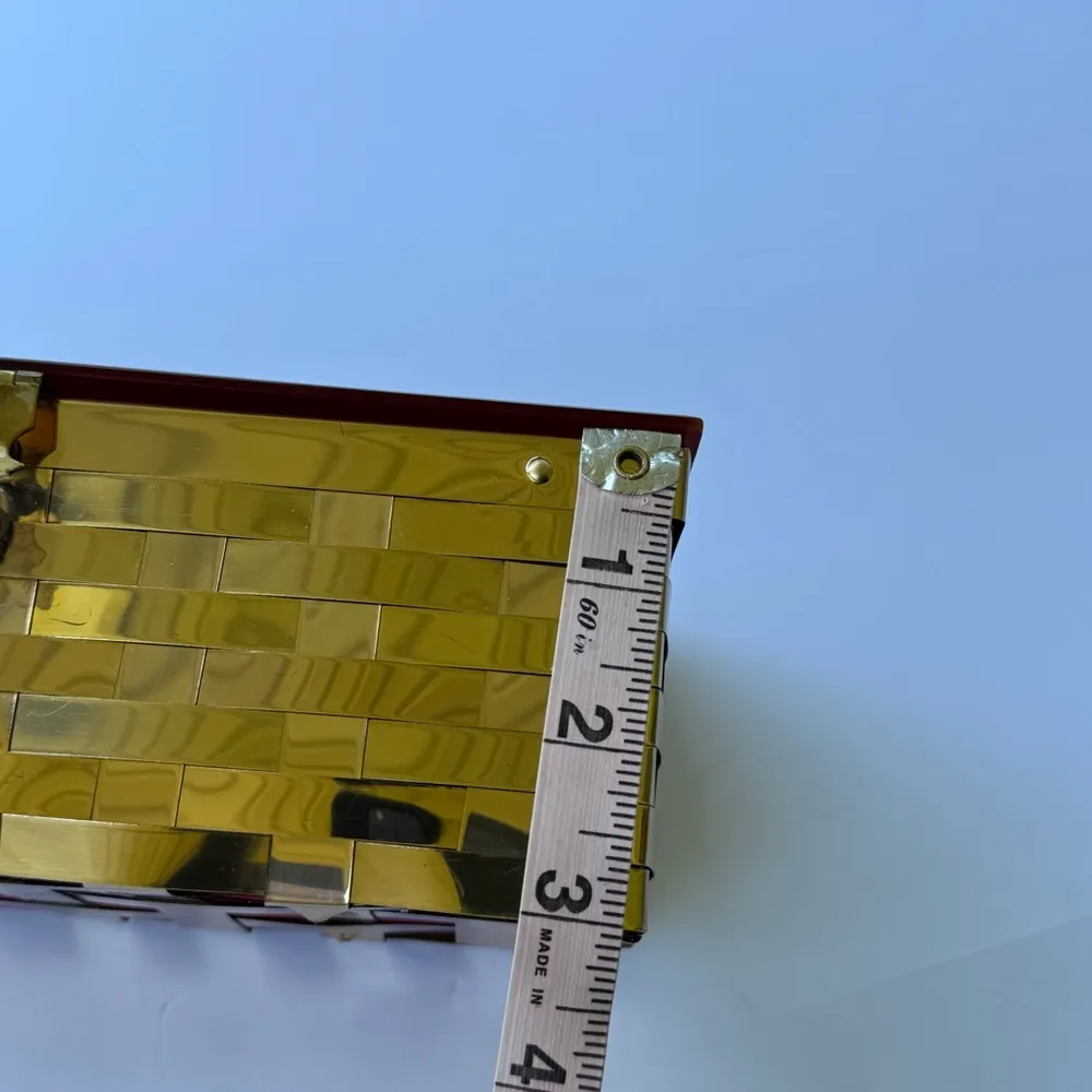 Dorset Rex Fifth Avenue handbag from the 1950s, Vintage Gold - Image 13