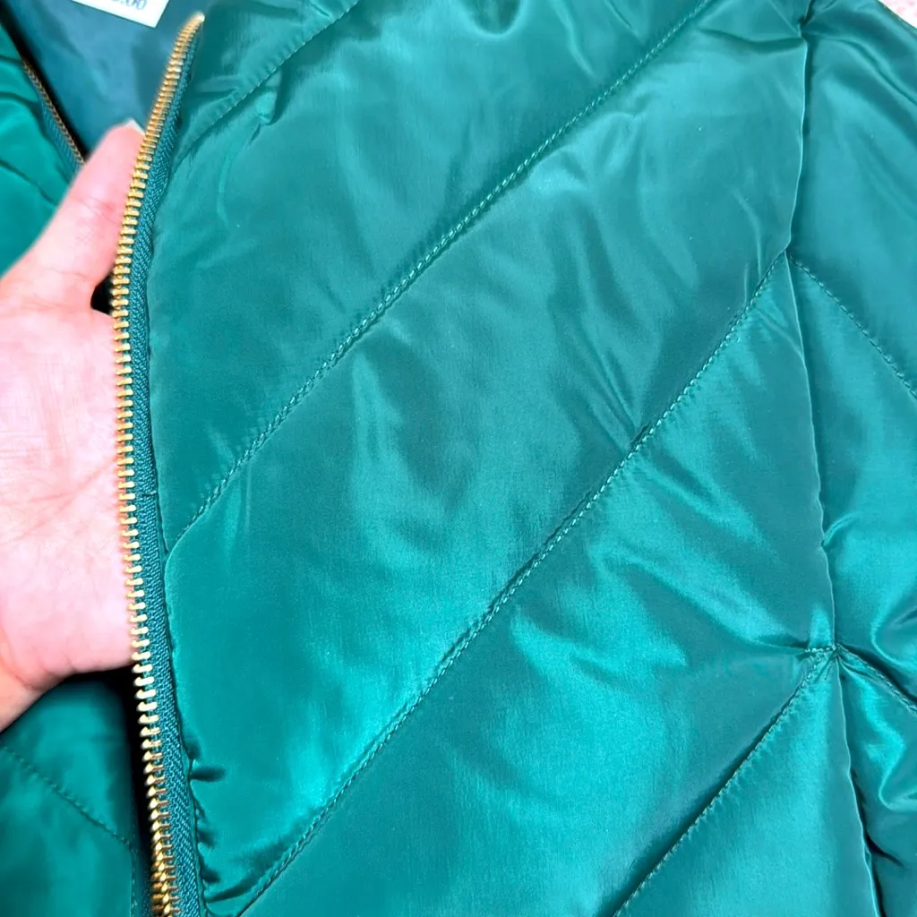 MICHAEL Michael Kors Dark Emerald Green Quilted Vest - Image 5