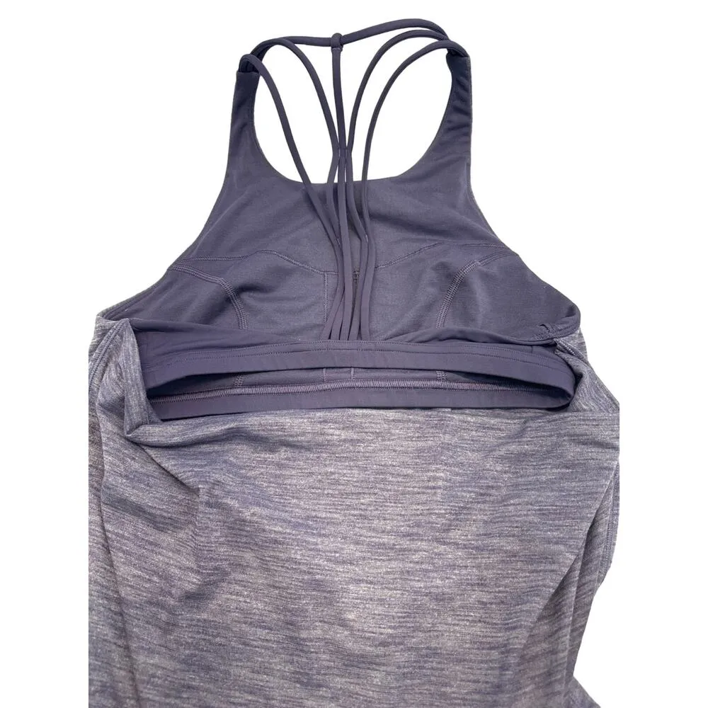 Lululemon Viola Raise The Barre Tank Built-in Bra Active Top women sz 6 - Image 3