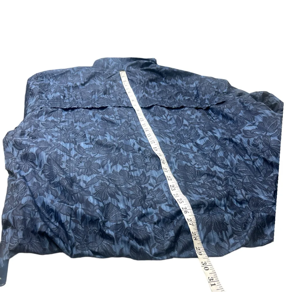 Athleta Sightseer Lace Jacket Navy Floral‎ Size 2X NWT - Image 4