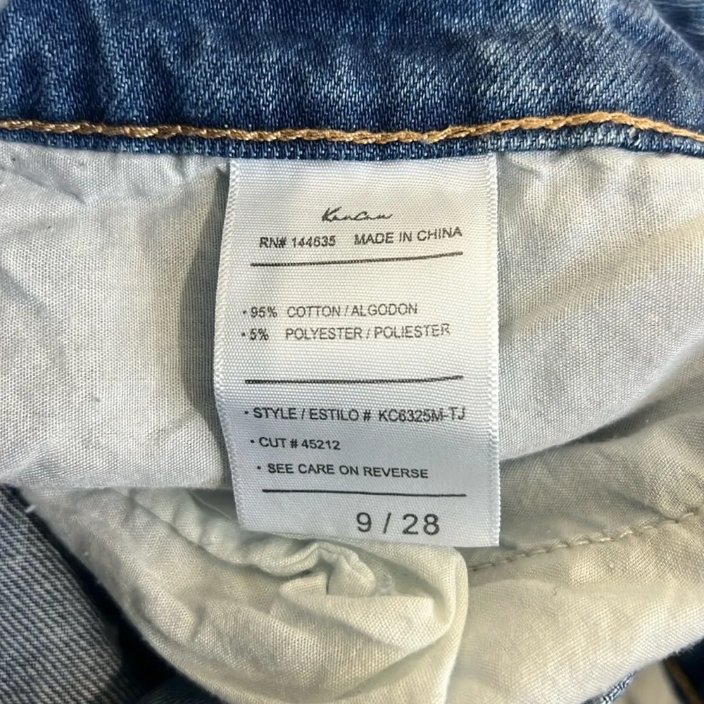 KanCan NWT Tilly High Waisted Denim Shorts Blue Size 28 - Image 7