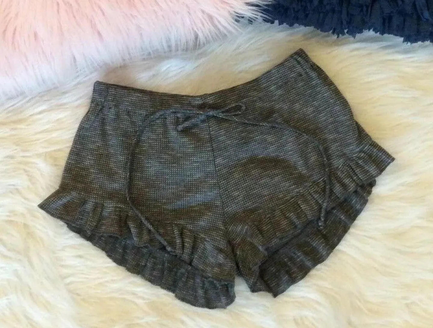 Boutique Shorts Ruffle Hem Elastic Waist Womens Small Bloomer Multiple - Image 2