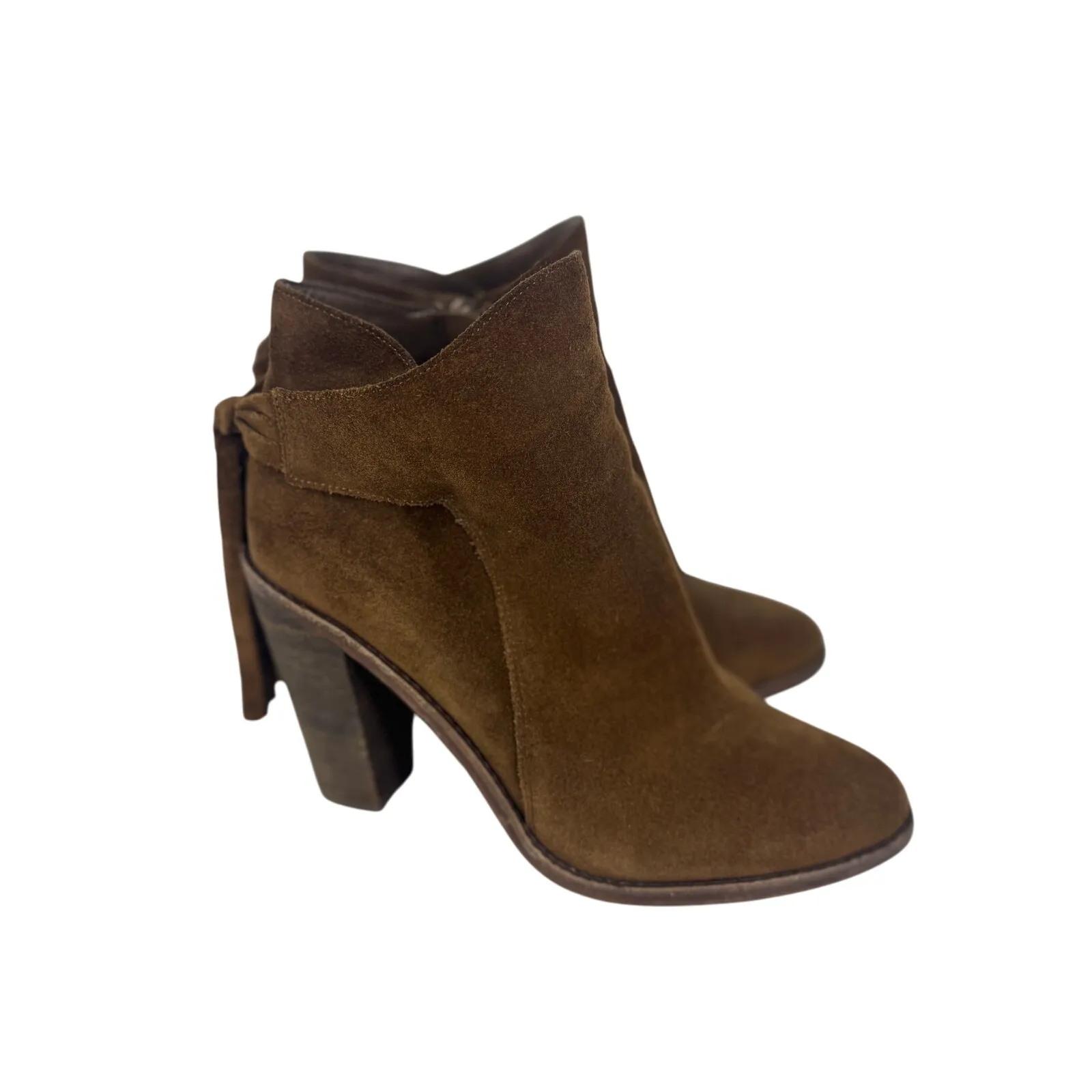 Vince Camuto Linford Bootie in Brown Suede - Image 4