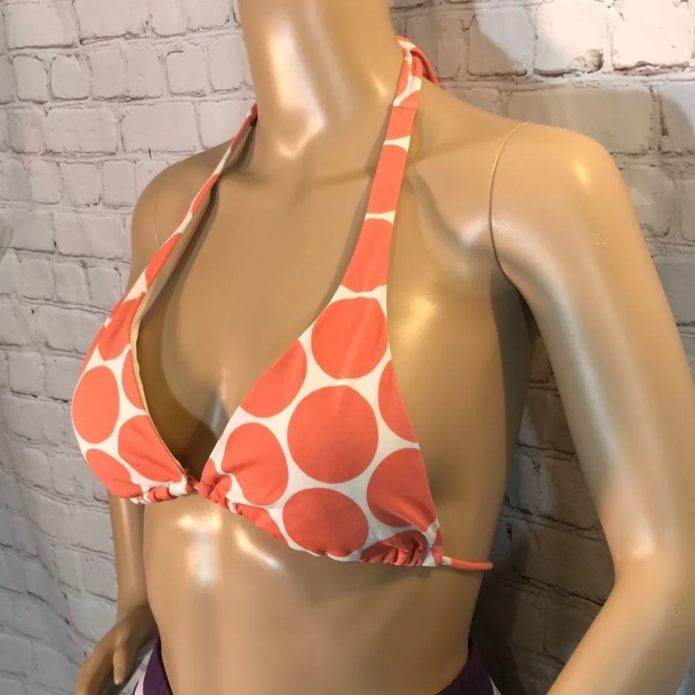 Victoria's Secret Desert Sunset Polka Dot Bikini TOP ONLY S - Image 4