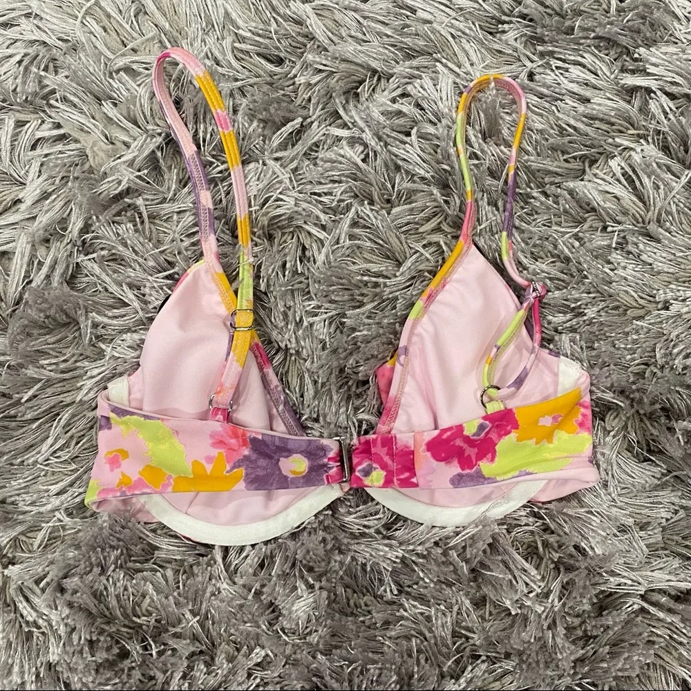 NWOT - LPA - Dixie Floral Ruffle Bikini Top - Image 6