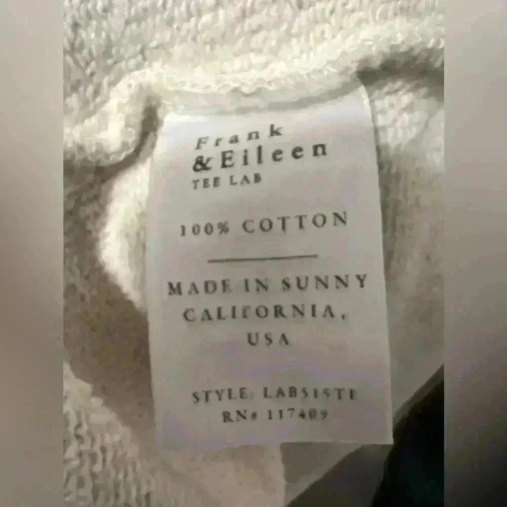 Frank & Eileen $288 Tee Lab Drape Coat Cardigan Jacket Beige Comfy Coastal Fall Size L - Image 7