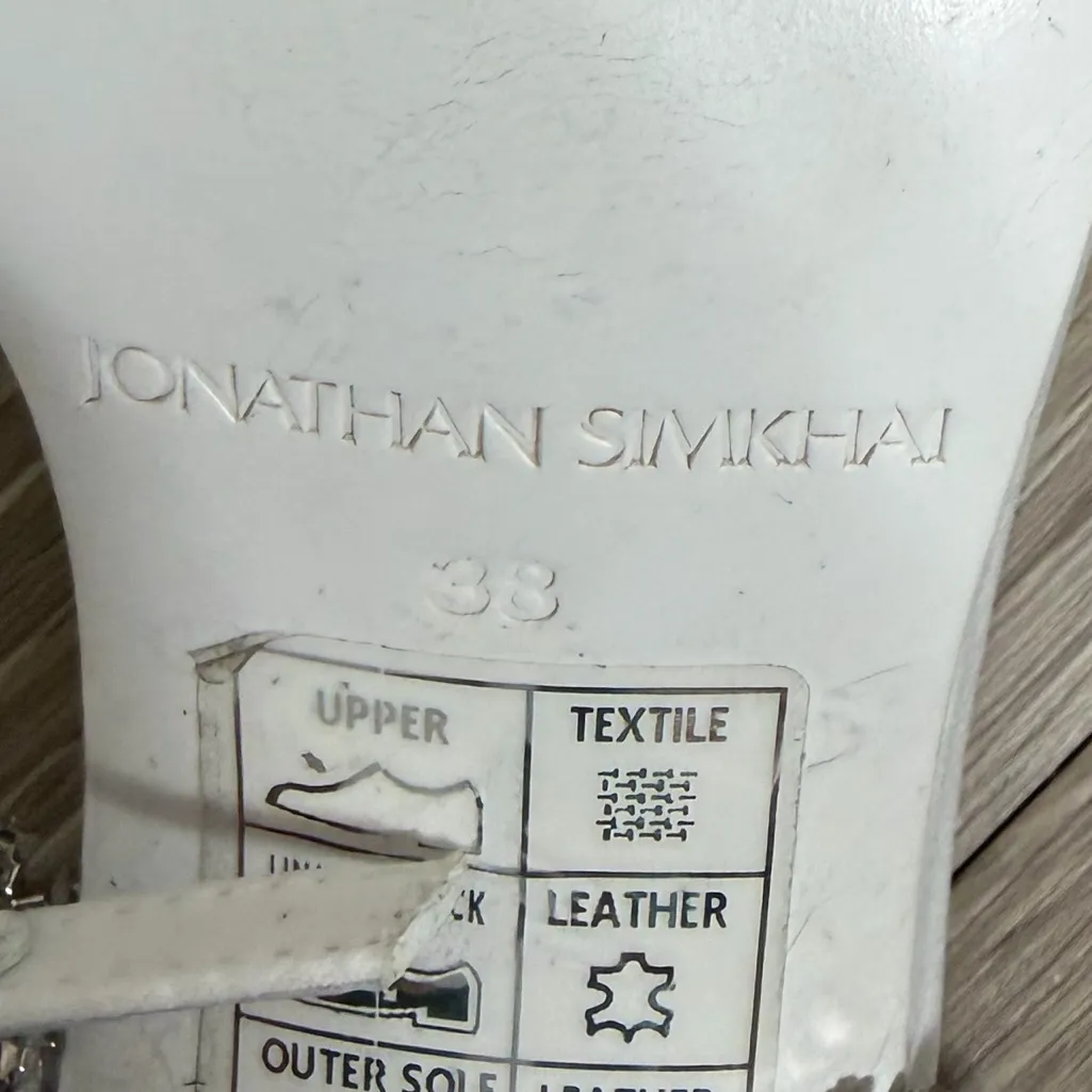 Jonathan Simkhai White Rhinestone Ankle - Image 6