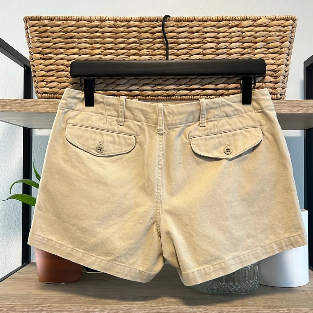 Ralph Lauren Sport Mid-Rise Woven Chino Twill Embroidery Logo Shorts, 4 - Image 3