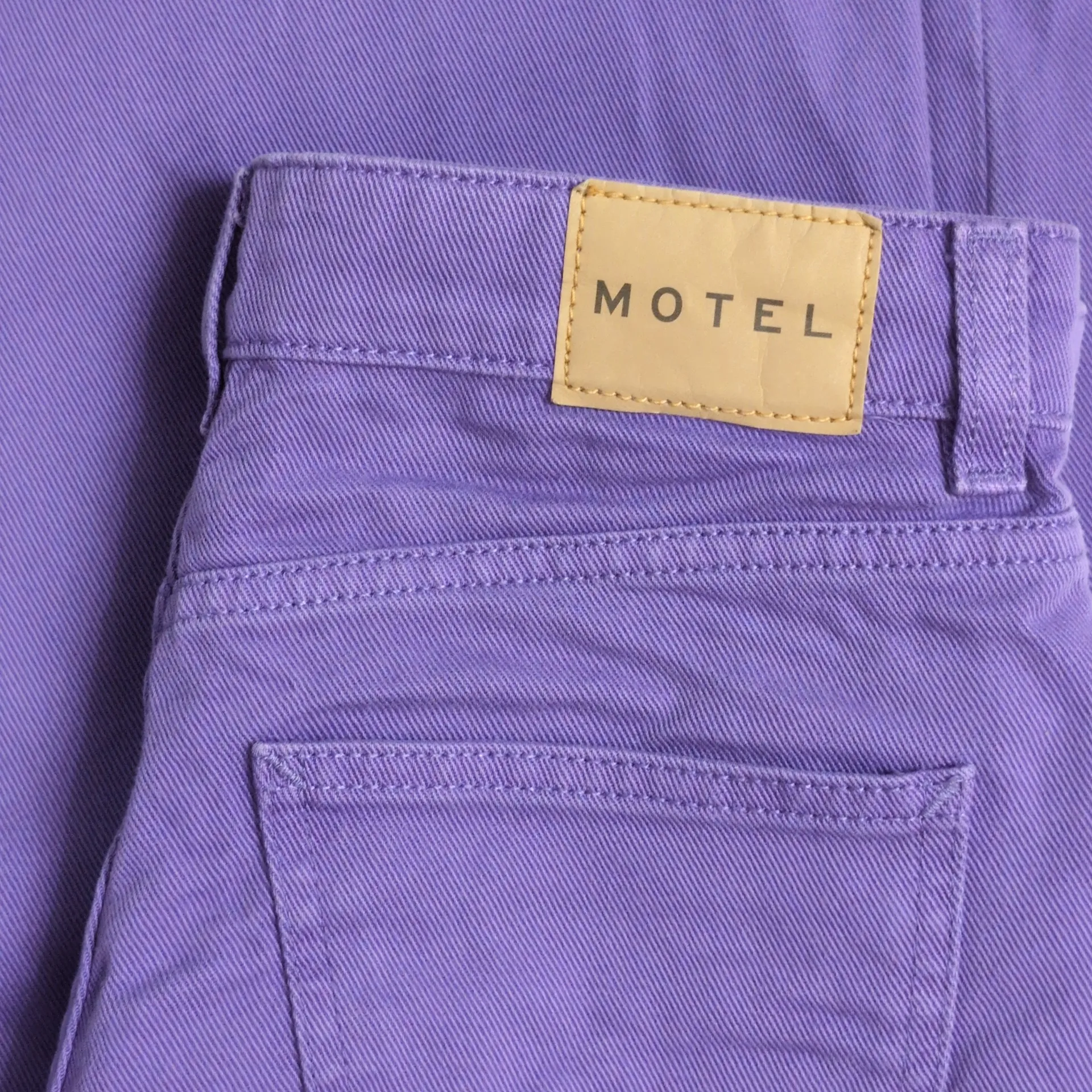 Motel Rocks Purple Button Closure 5-Pocket Casual Pants XS/33 - Image 6