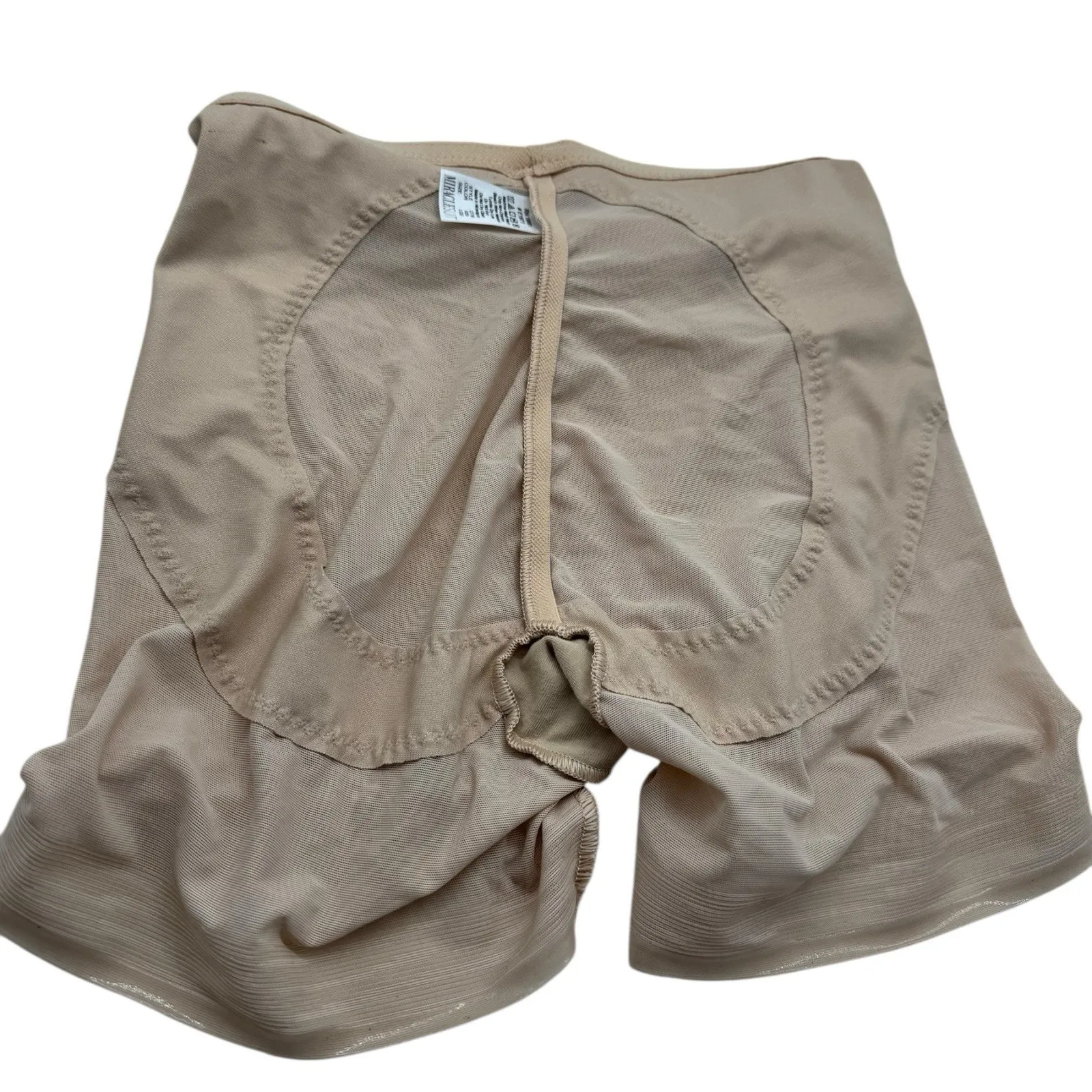 NWD Miraclesuit Bum Lifting Short Warm Beige Size Large Sheer Shaping Extra Firm - Image 3