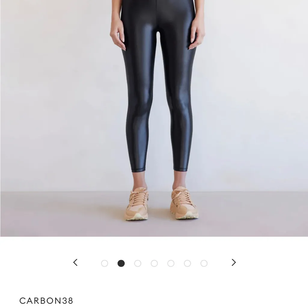Carbon38 High Rise 7/8 Legging in Takara Shine sz L - Image 6