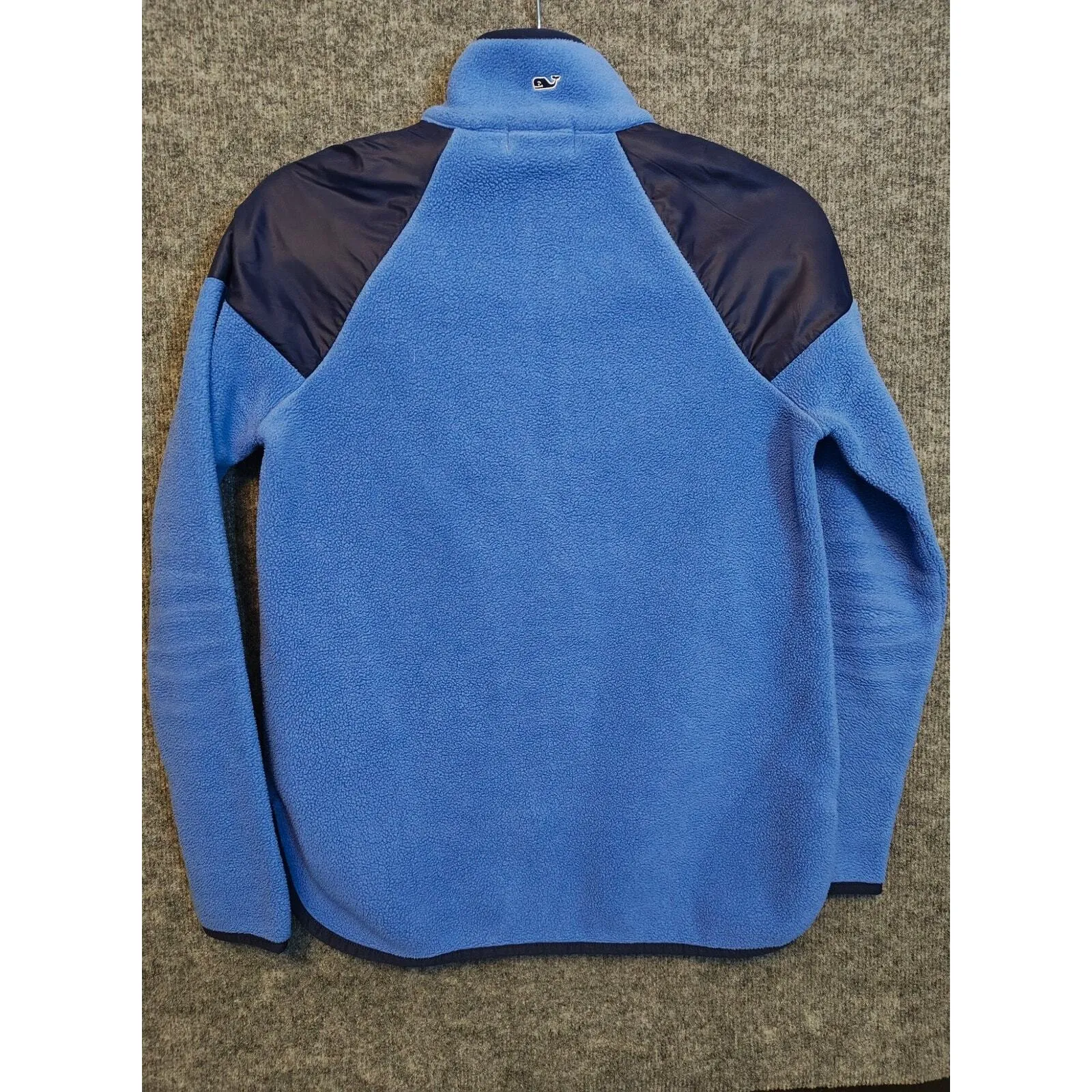 Vineyard Vines Blue Fleece Pullover XXS Women's 1/4 Zip - Image 2