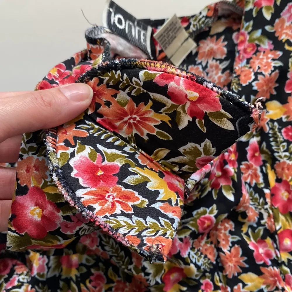 Vintage 90s Joule Energy floral swing dress, size small - Image 7