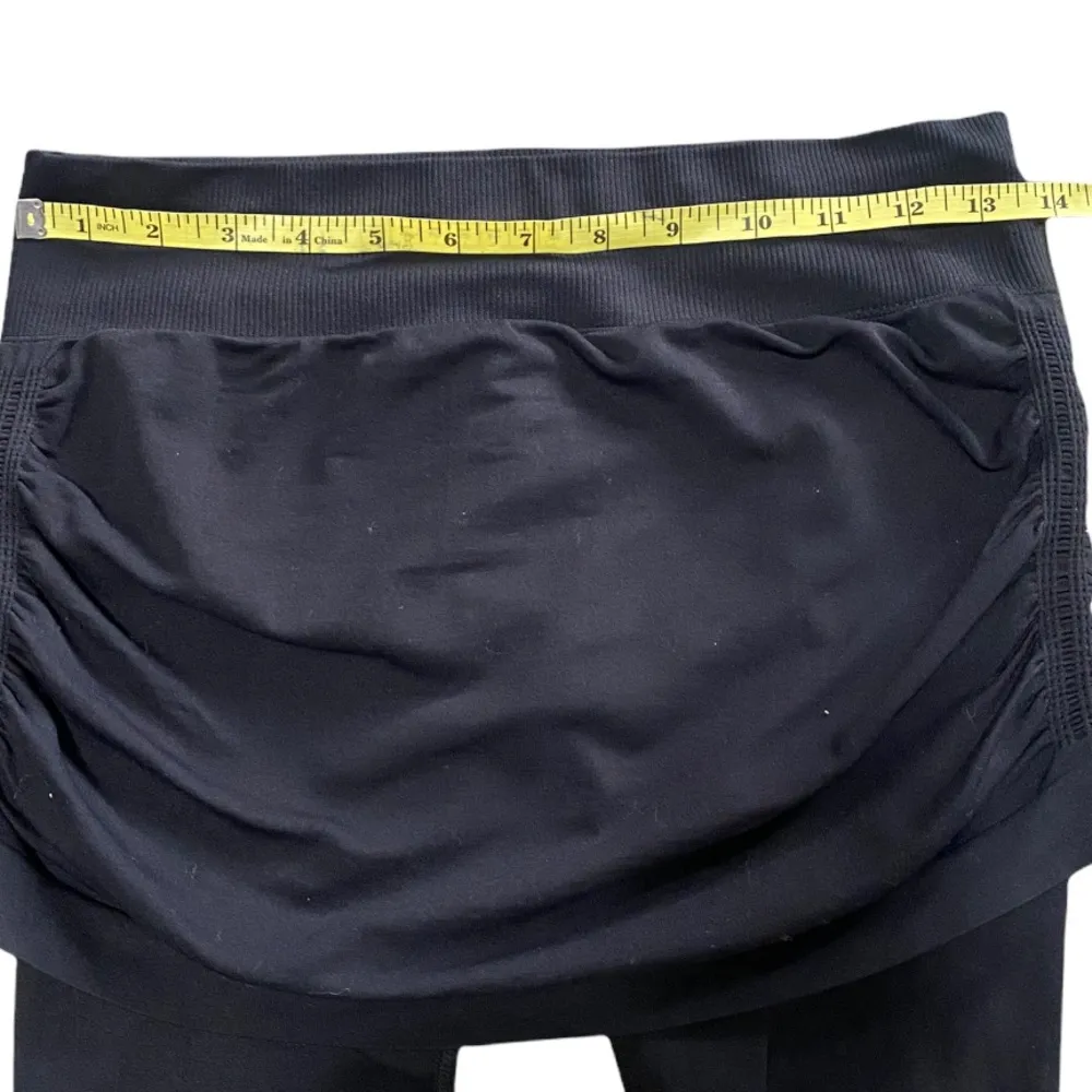 Athleta Black Active Pants With Skirt Over Size XS - Image 5