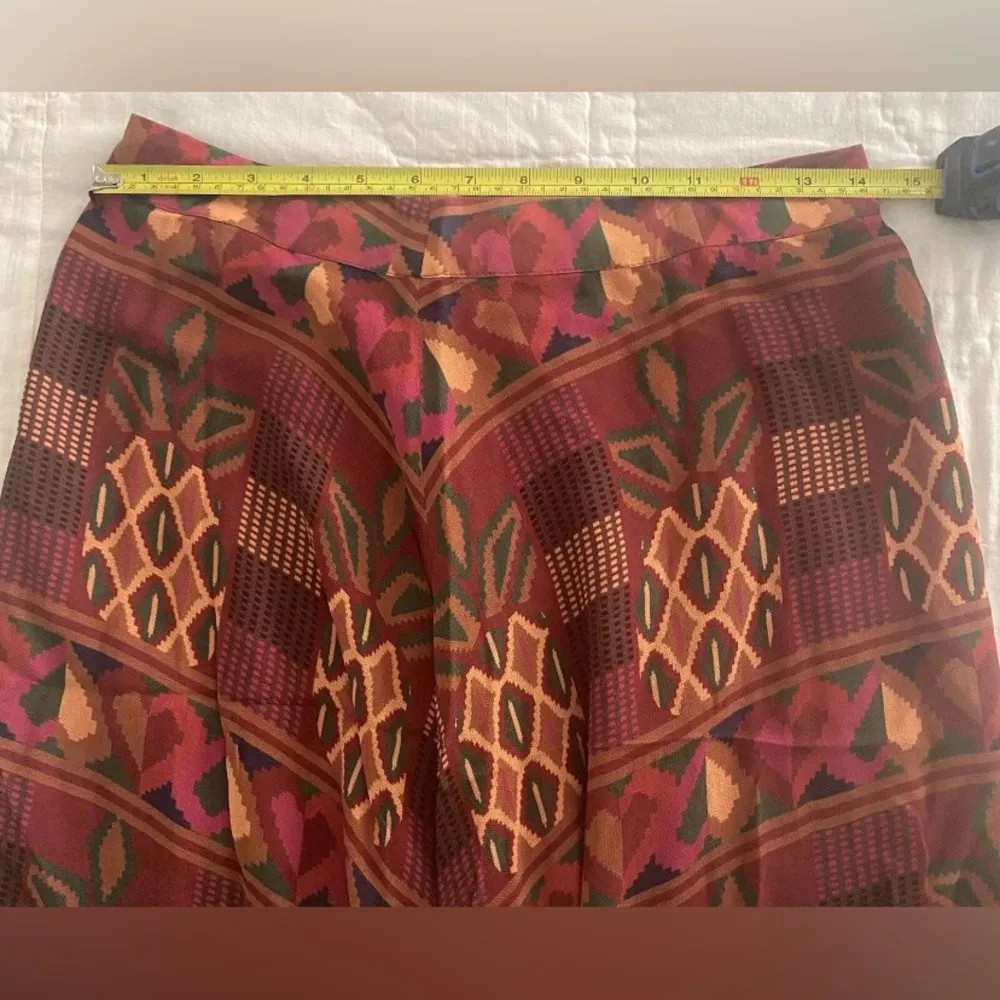 Anthropologie Farm Rio sheer skirt Sz M Multicolor pineapple NWT Red Size M - Image 9