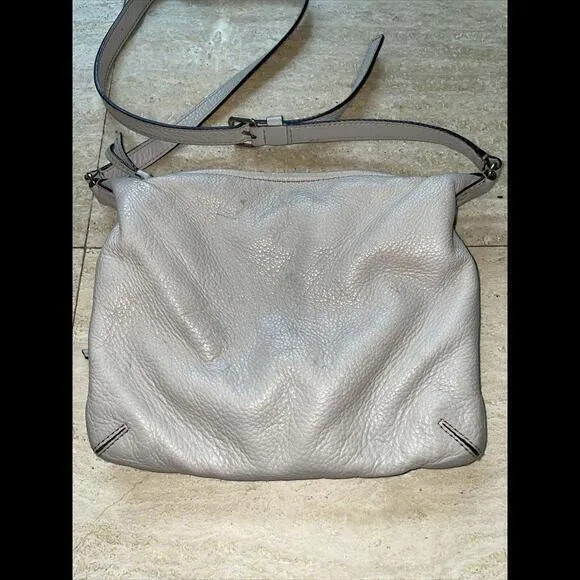 KATE SPADE Pebble Leather Purse Crossbody Shoulder HandBag Beige‎ Tan Ivory - Image 3