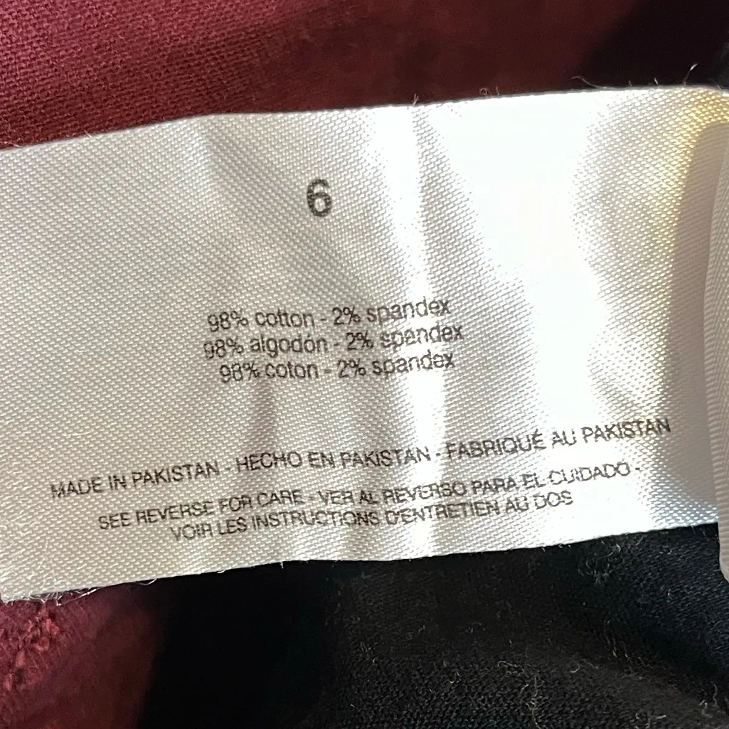 Social Standard By Sanctuary Women Red Leopard Witchy Whimsygoth Y2K Jeans Sz 6 - Image 5