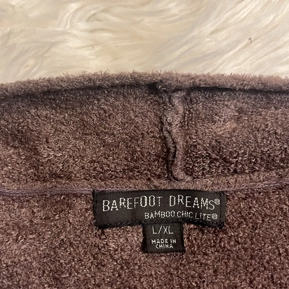 Barefoot Dreams Calypso wrap cardigan sweater bamboo chic lite knit L/XL - Image 5
