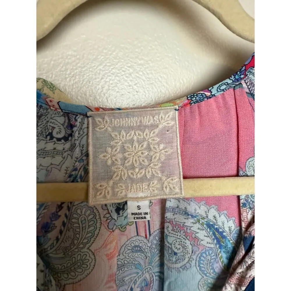 Johnny Was Daria Beaded Tassel Tunic Sz. S - Image 4