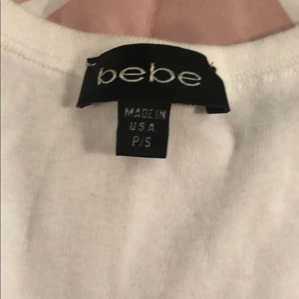 Bebe  NWOT razorback ribbed tank - Image 3