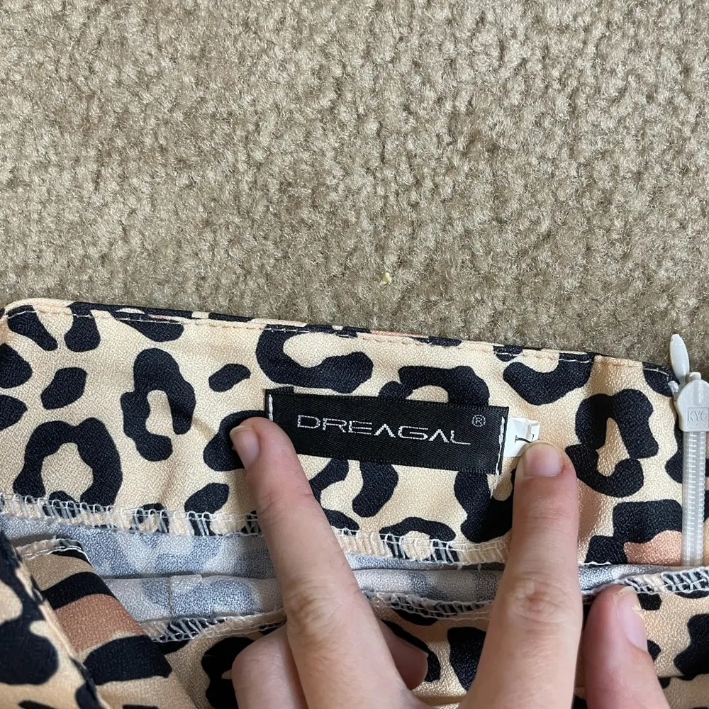 Leopard print ruffle wrap skirt Size L - Image 2