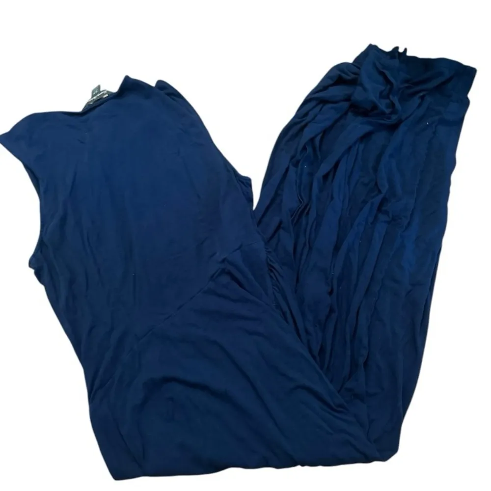 Tommy Bahama Navy Blue Maxi Dress d - Image 2