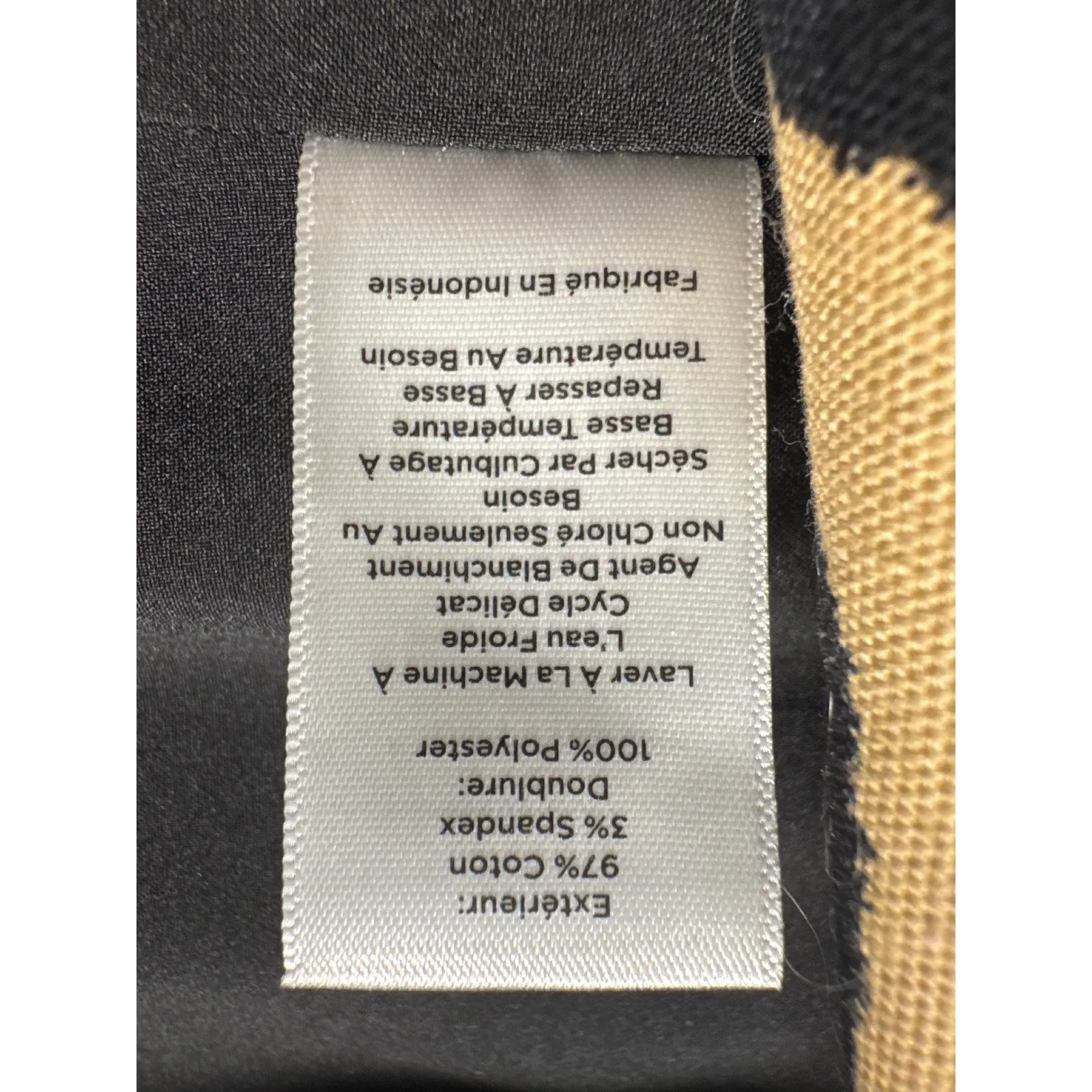 Talbots Petite Mini Skirt Zebra Print Cotton Blend Casual‎ Size 16P - Image 5