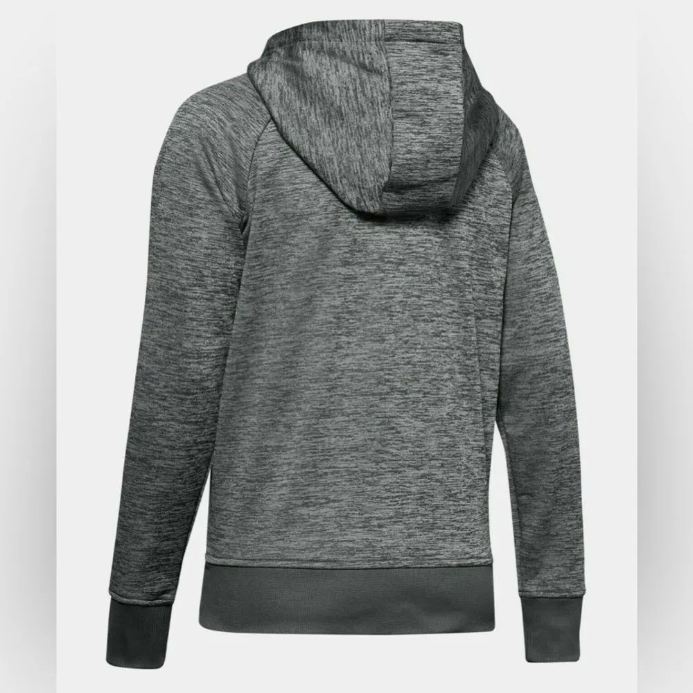 Women's Gray Big Logo Pullover Hoodie Sweatshirt Size Small - Image 4