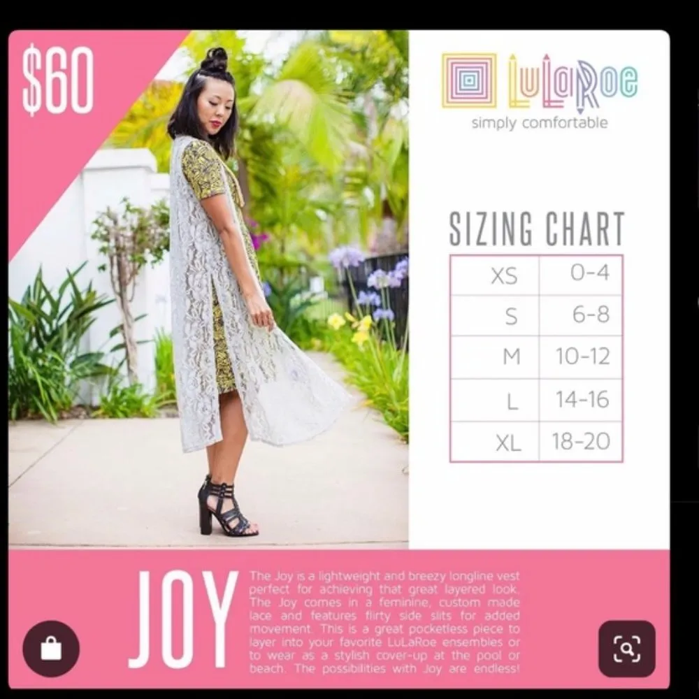 LuLaRoe  Joy Vest - Image 6