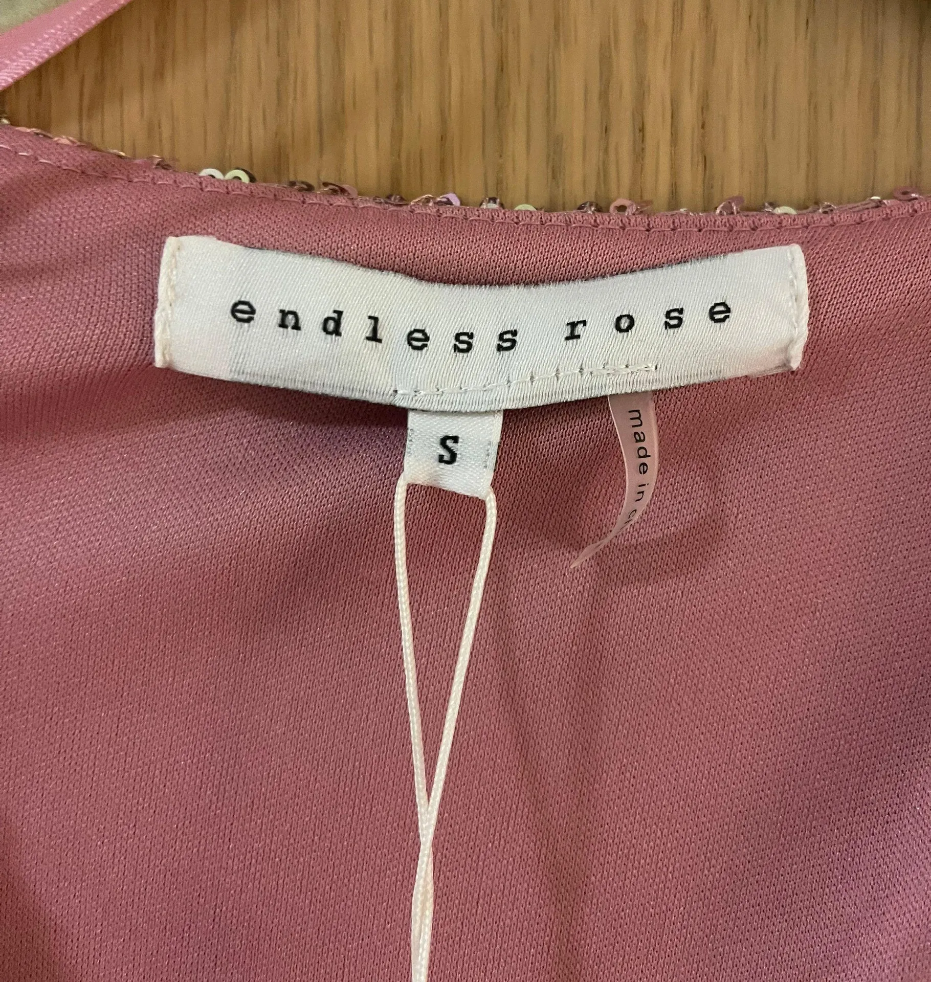 NWT  Pink Sequin Romper - Image 9