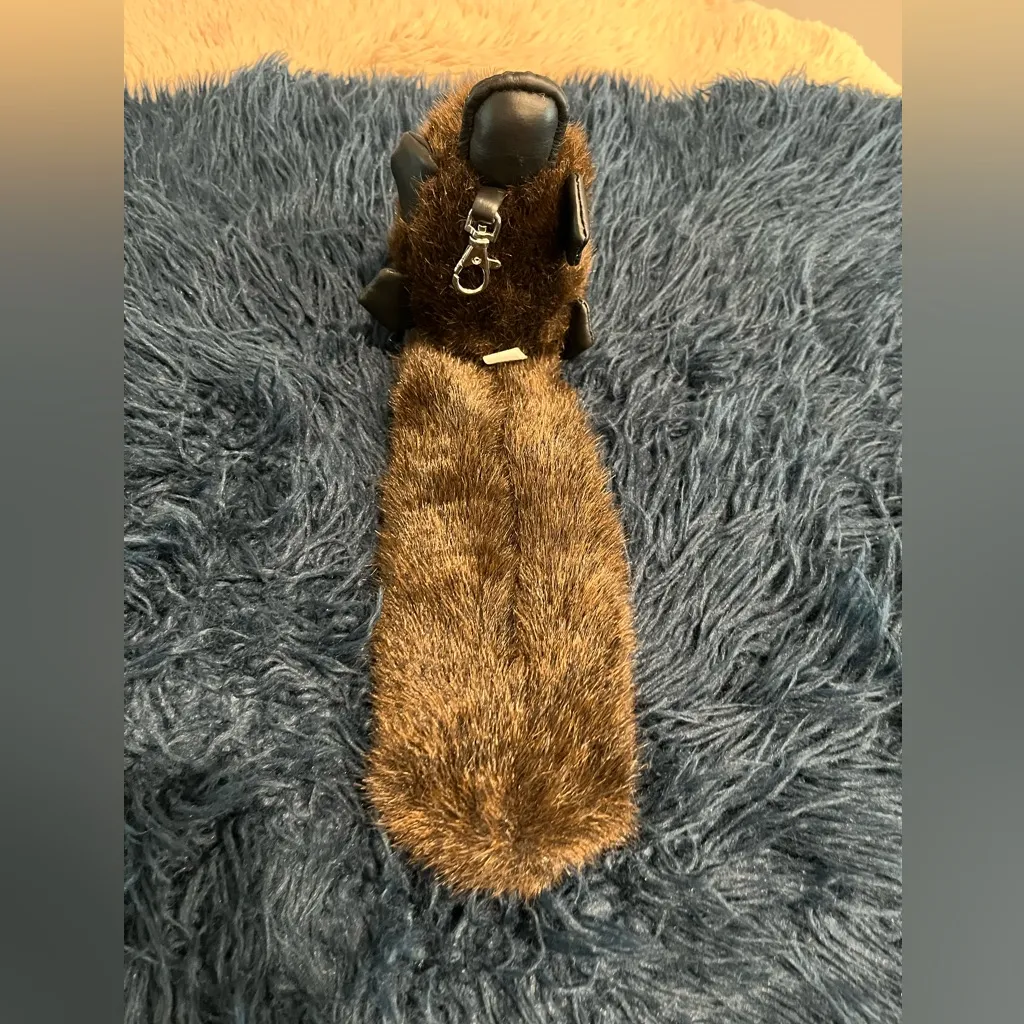 Plush Brown Animal Key Holder - Image 10